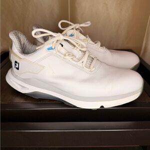 FootJoy Pro/SLX -Men's White and Gray Athletic Shoes style# 56924